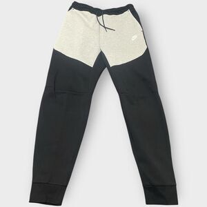 Nike Tech Fleece Joggers Pants Cuffed Black Gray CU4495-016 Mens L-Tall New